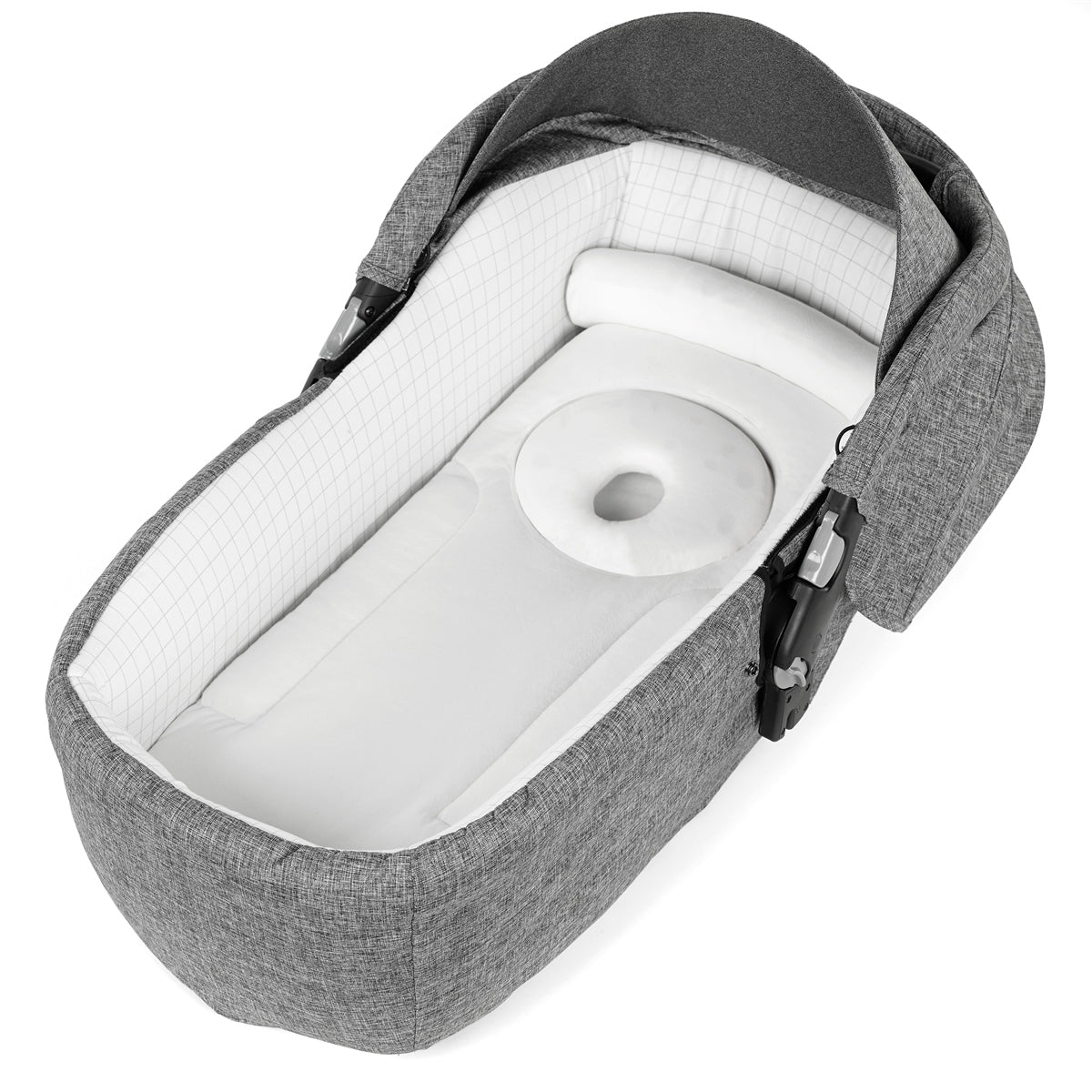 Jané Crosswalk-R All-Terrain Travel System with Carrycot & Koos iSize R1, Tech Mouse / Black Grey