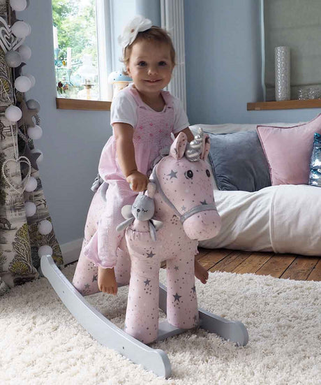 Little Bird Told Me Celeste & Fae Unicorn Rocking Animal