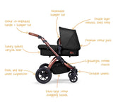 Ickle Bubba Stomp V4 All-in-One Travel System & Isofix Base