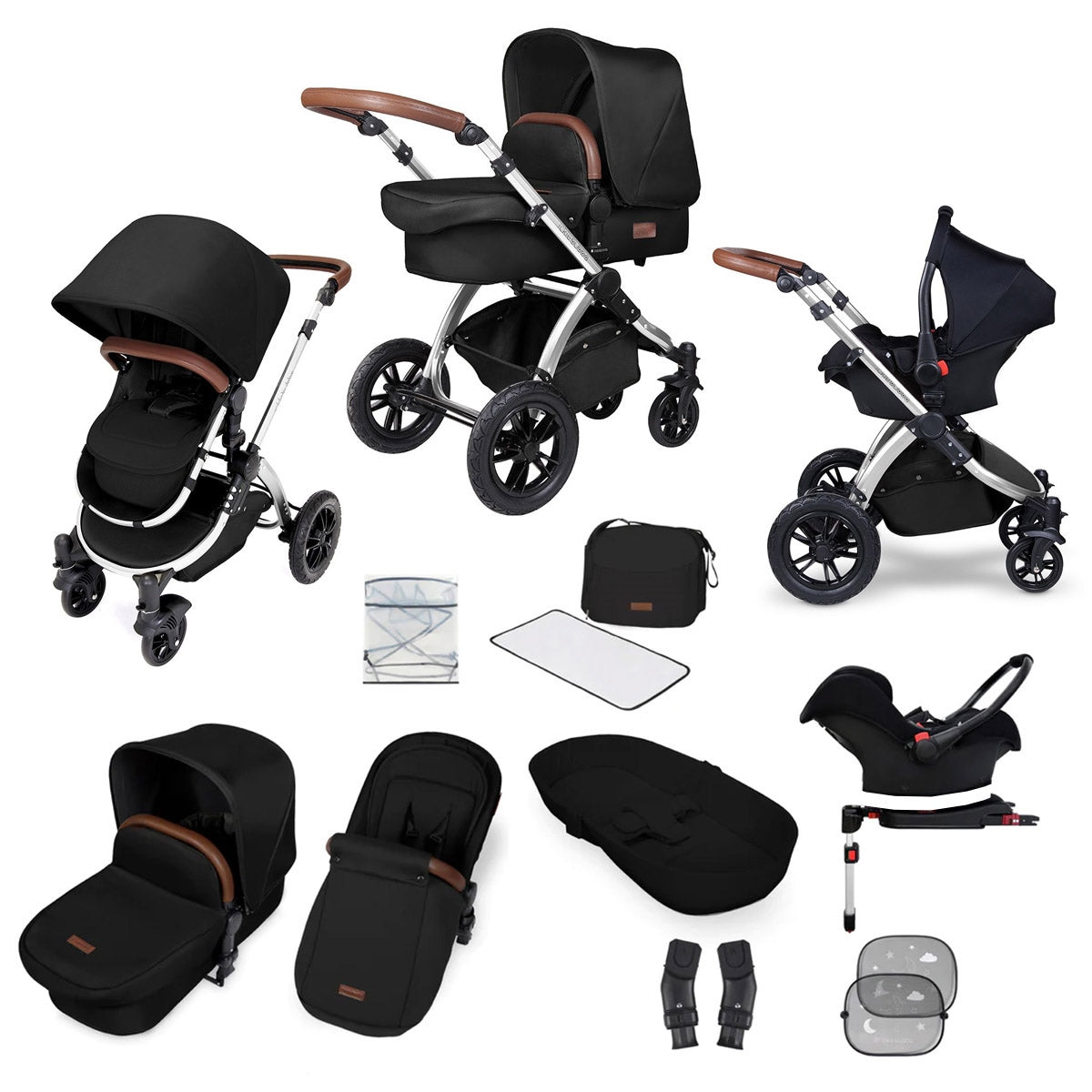 Ickle Bubba Stomp V4 All-in-One Travel System & Isofix Base
