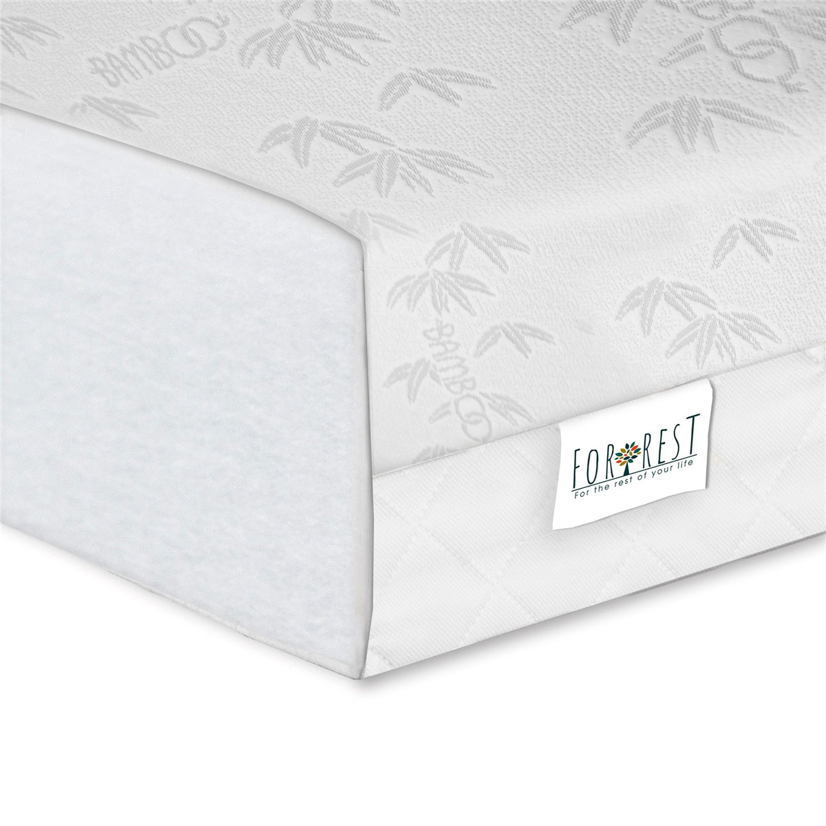 ForRest 2in1 Reversible Bamboo & Waterproof Cot & Cotbed Mattress