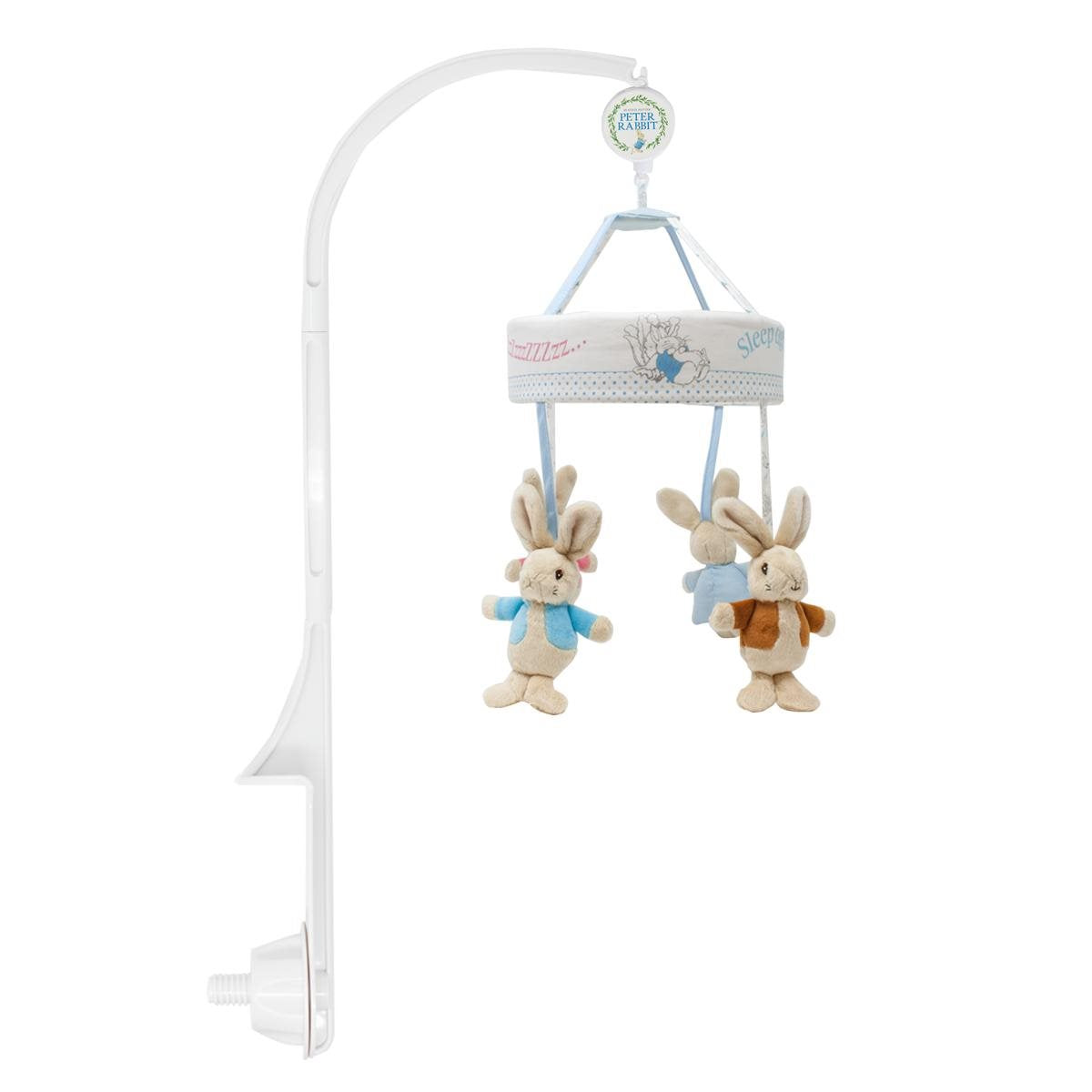 Rainbow Designs Peter & Flopsy Rabbit Musical Cot Mobile