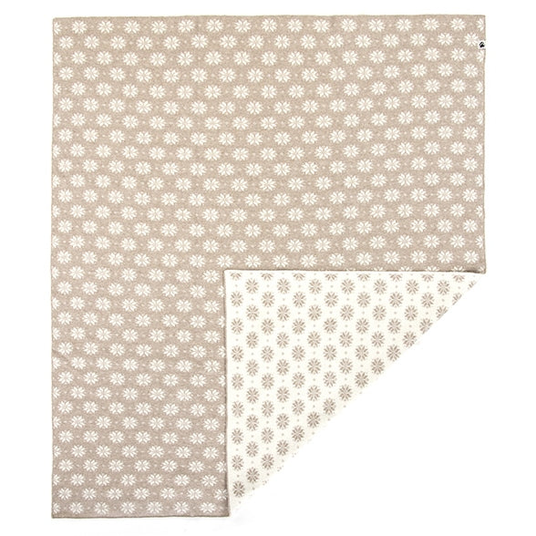 Noordi SUN Cotton Blanket 87 x 110 cm – Luxuriously Soft and Breathable Baby Blanket, Cream