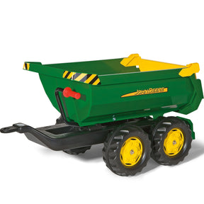 Rolly Toys rollyHalfpipe John Deere Trailer for Child's Tractor