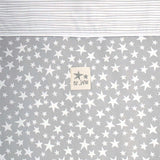 Jane Baby Side Crib + 4 Piece Bedding Set & Safety Mattress, Star