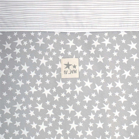 Jane Baby Side Crib + 4 Piece Bedding Set & Safety Mattress, Star