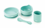 4-Piece LFGB Certified Silicone Dinner Set for Children