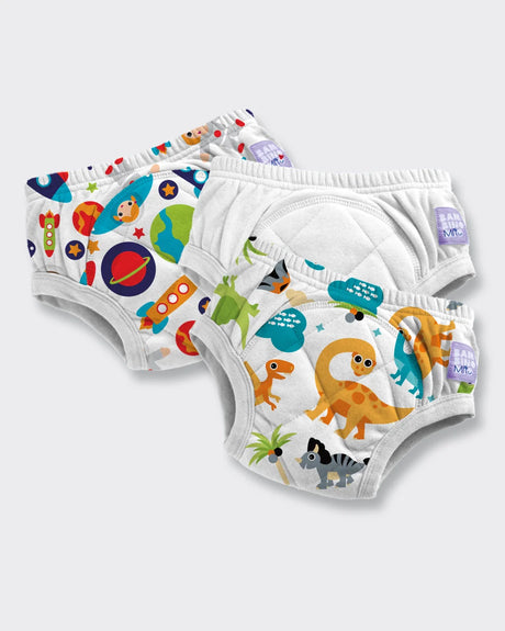 NEW 3 Pack Reusable Potty Training Pants with Cross-Stitch