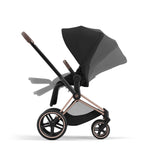 Cybex Priam Pram & Pushchair, Sepia Black on Rose Gold