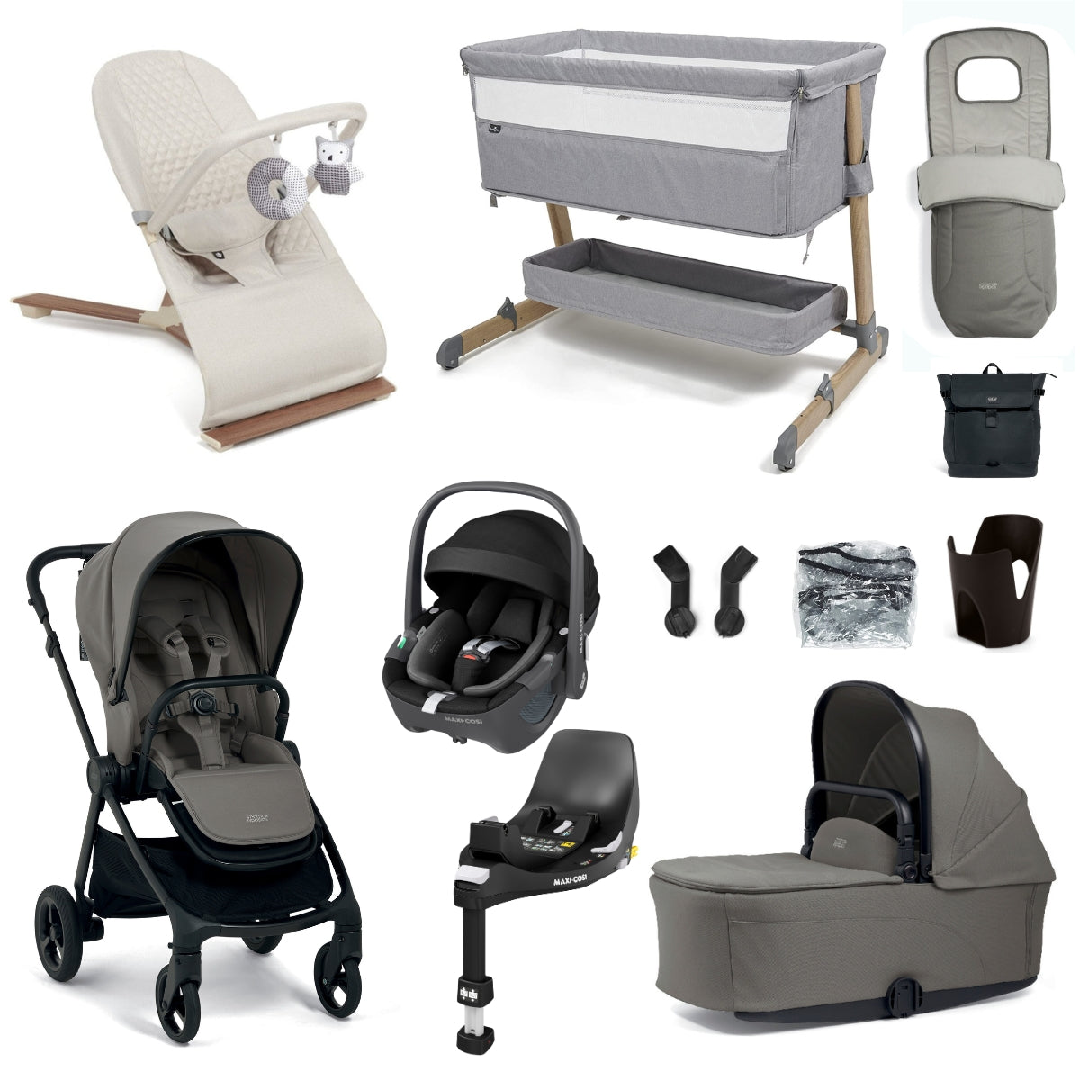 Mamas & Papas Vardo Premium 360 Travel & Nursery Bundle