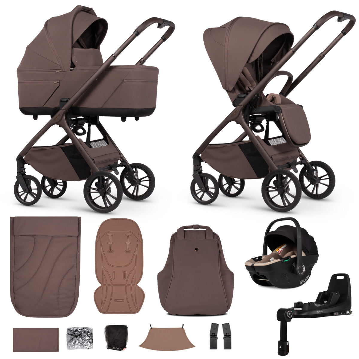 Venicci Tila 4-in-1 with Tiago 360 Car Seat & Base