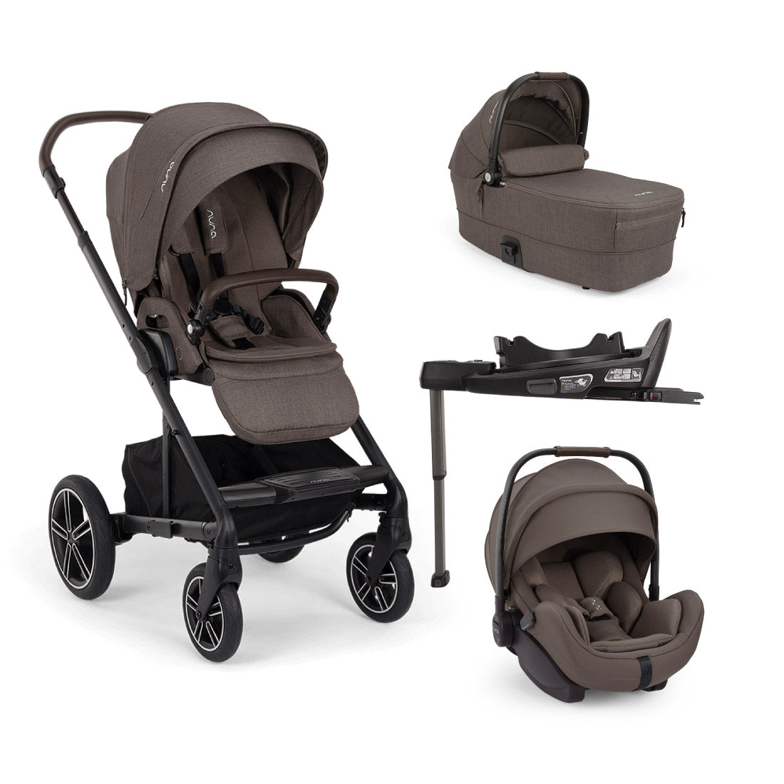 Nuna MIXX Next with ARRA Flex & Base Curv Travel System