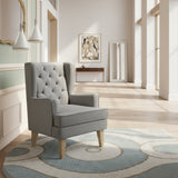 Johnston's Soothe Easy Deluxe Nursery Chair & Rocker – 2-in-1 Nursing & Feeding Chair, Grey