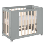 Cocoon Evoke 4-in-1 Nursery Room Set, Dove Grey / Natural Wash