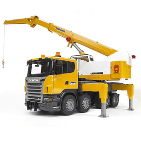 Bruder SCANIA R-Series Liebherr Toy Crane Truck