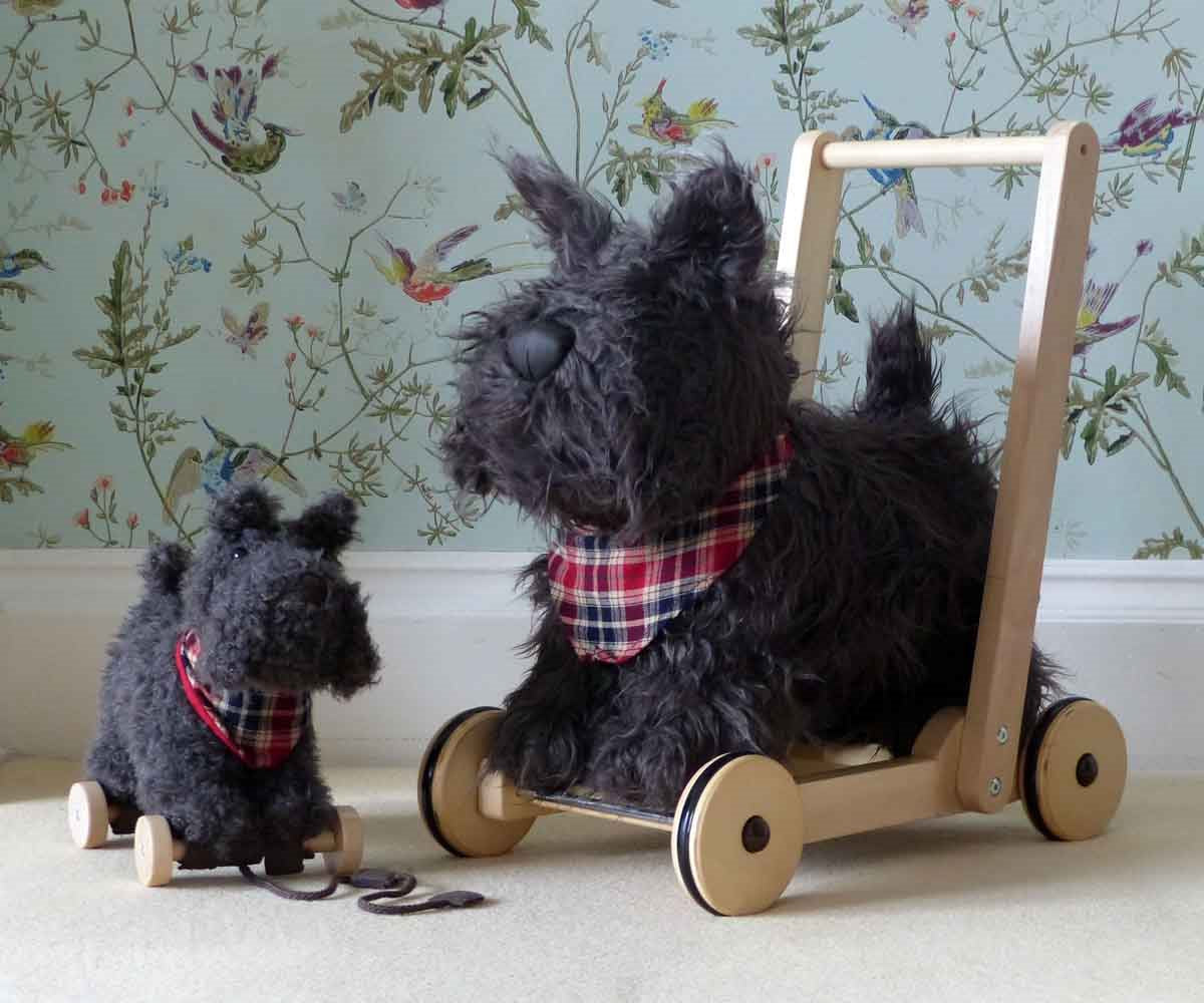 Little Bird Told Me Scottie Dog 2-in-1 Pull Along Toy