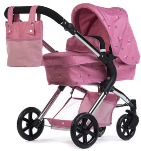 Roma Darcie Single Dolls Pram, Pink