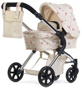 Roma Darcie Single Dolls Pram, Cream