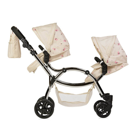 Roma Darcie Twin Dolls Pram Cream