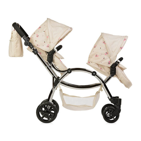 Roma Darcie Twin Dolls Pram Cream