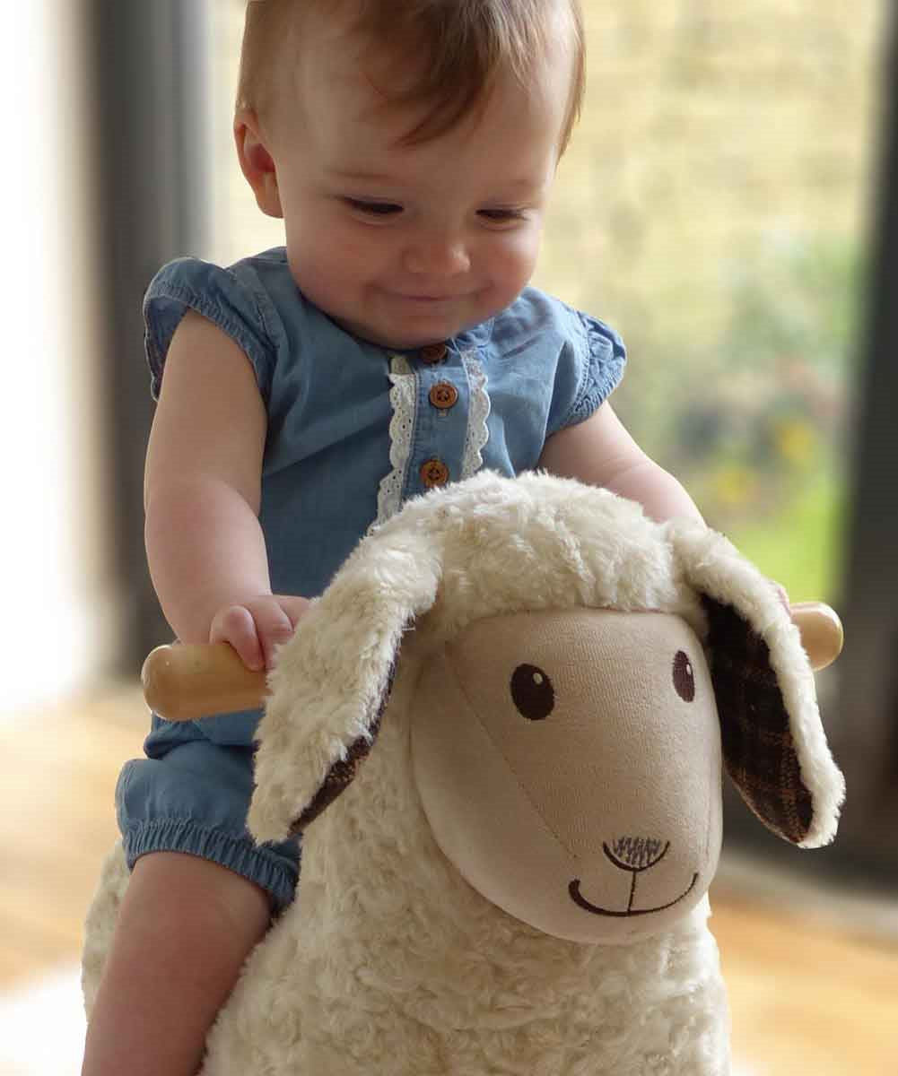 Little Bird Told Me Lambert Rocking Ride on Sheep
