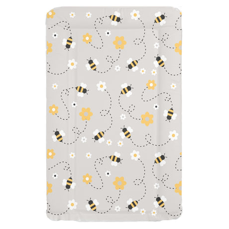 Mollydoo Baby Grey Bee Changing Mat
