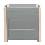 Cocoon Evoke 4-in-1 Cotbed + Change Area Dresser + Mattresses, Dove Grey / Natural Wash