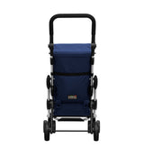 Playmarket Go Up Original 2 or 4 Wheel Folding Shopping Trolley – 39.5L with Thermal Pocket