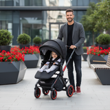 Jané Limited Edition Crosslight Pro Carbon 3in1 Travel System with Lightweight Carbon Fibre Chassis