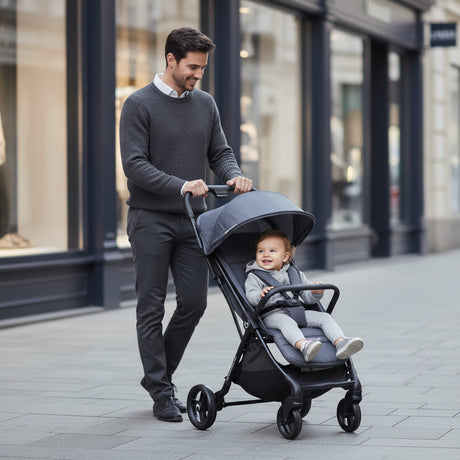 Be Cool Quick Fold Luxe Compact Fold Stroller & Footmuff / Liner 0-22kg, 0-4 years