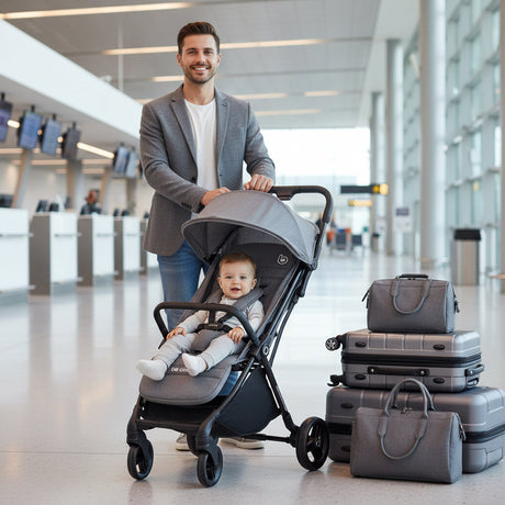 Be Cool Quick Fold Luxe Compact Fold Stroller & Footmuff / Liner 0-22kg, 0-4 years