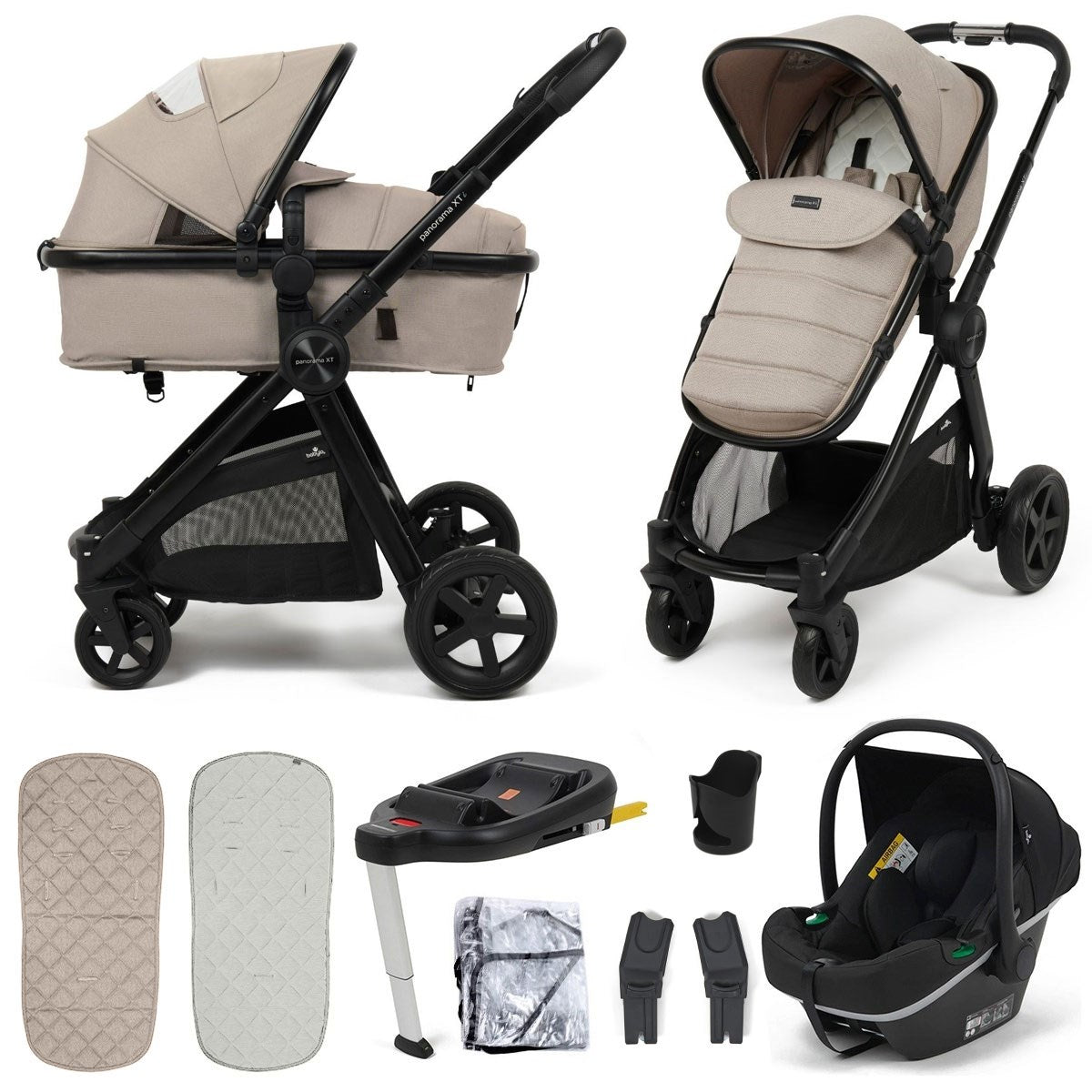 Babylo Panorama XTi Travel System including iSize Car Seat