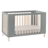 Cocoon Evoke 4 in 1 Nursery Furniture System – Bassinet, Cot, Toddler Bed & Sofa, Dove Grey / Natural Wash