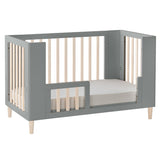 Cocoon Evoke 4 in 1 Nursery Furniture System – Bassinet, Cot, Toddler Bed & Sofa, Dove Grey / Natural Wash