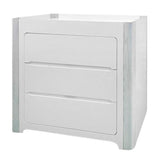 Cocoon Change Area Dresser, White / Grey