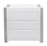 Cocoon Change Area Dresser, White / Grey