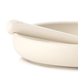 Complete 4-Piece Silicone Dinner Set for Babies - Plate, Bowl, Spoon, and Cup