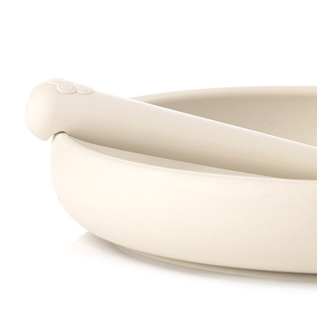 Complete 4-Piece Silicone Dinner Set for Babies - Plate, Bowl, Spoon, and Cup