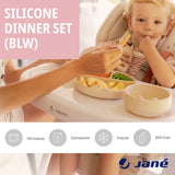BLW Silicone Plate with Compartments for Baby-Led Weaning