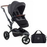 Jané Trider Travel System Bundle with Transporter Plus & Koos R1 i-Size Car Seat, Black