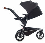 Jané Trider Travel System Bundle with Transporter Plus & Koos R1 i-Size Car Seat, Black