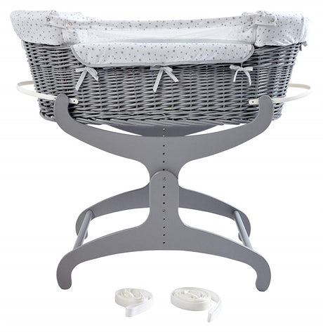 Clair De Lune Stars and Stripes Bedside Crib