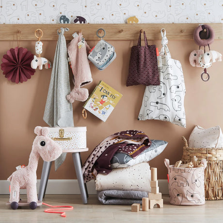 Done By Deer Knitted blanket, Happy dots