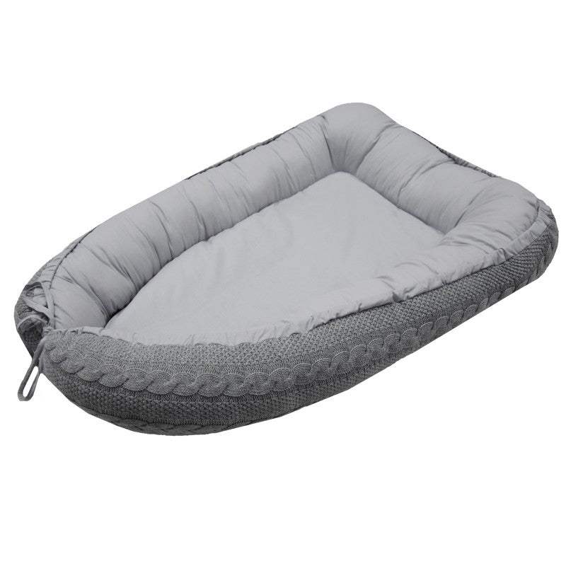 EKO Knitted Reversible Baby Cocoon