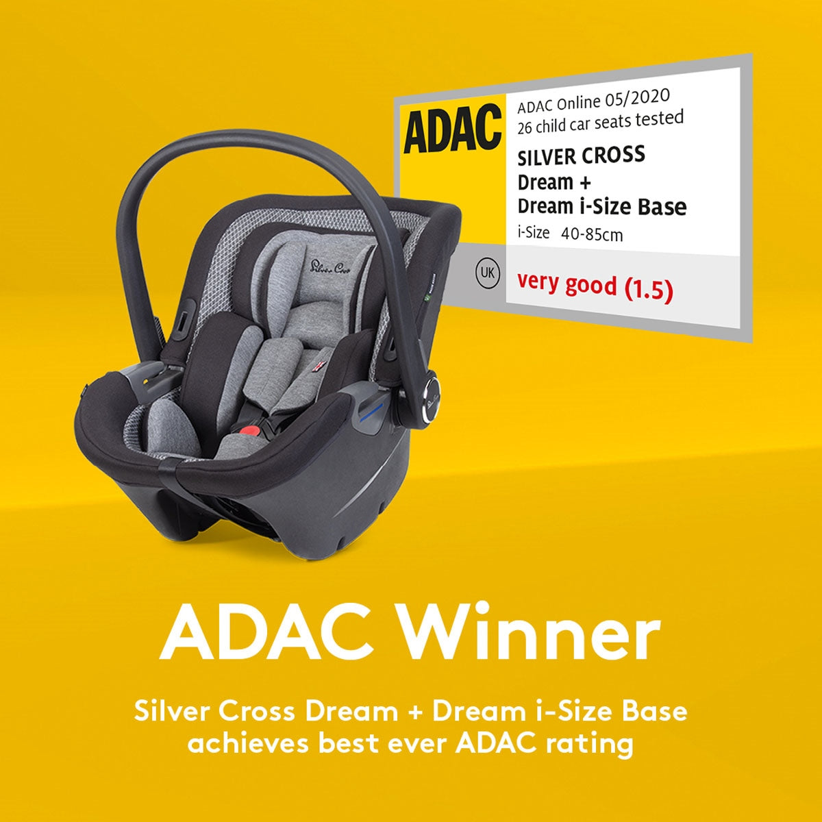 Silver Cross Dream i-Size Baby Car Seat