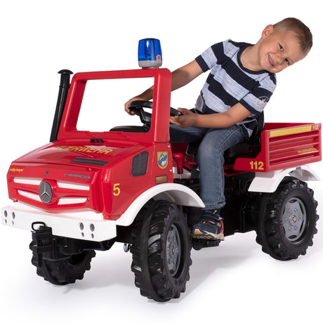 Rolly Toys rollyUnimog Fire Engine with Gears and Handbrake