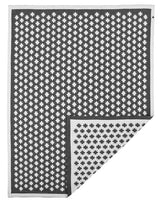 Noordi STAR Cotton Blanket, Grey/White