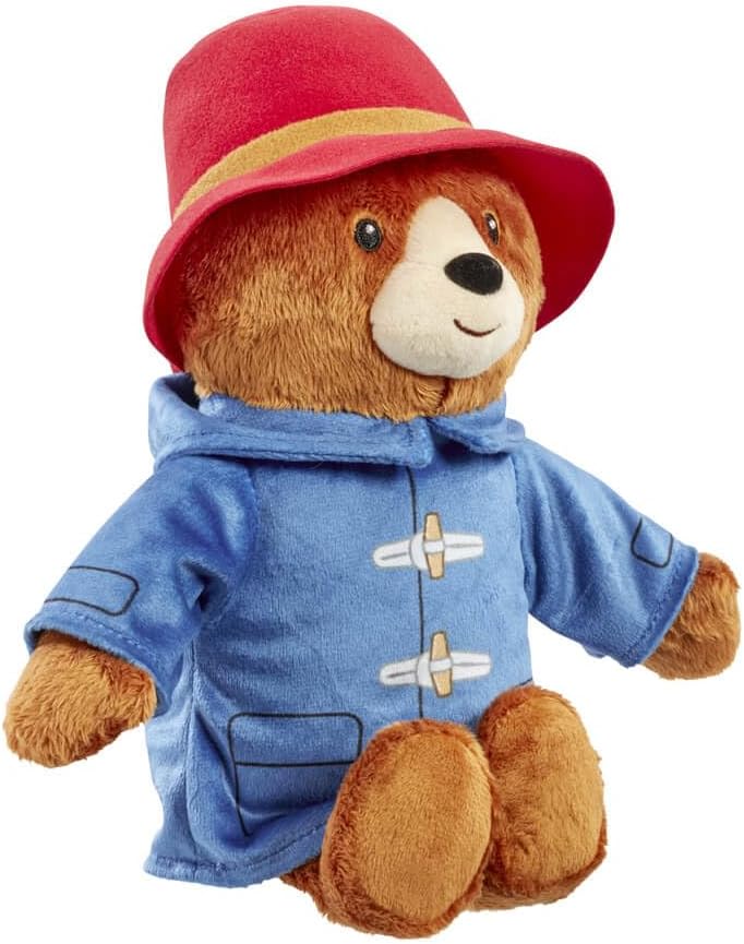 Rainbow Designs Paddington Bear Movie Talking Teddy Bear - Paddington Bear talking toy with 5 Phrases, Red Hat & Blue Duffle Coat - Cuddly Companion for Playtime Adventures