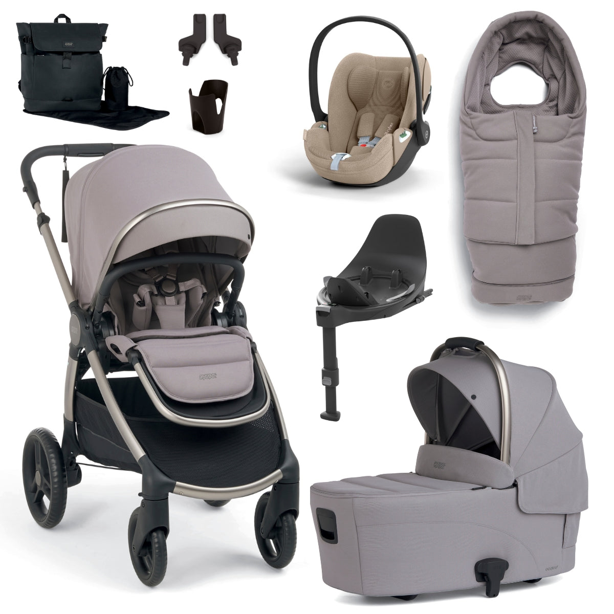 Mamas & Papas Ocarro² Travel System Bundle with Cloud T Plus