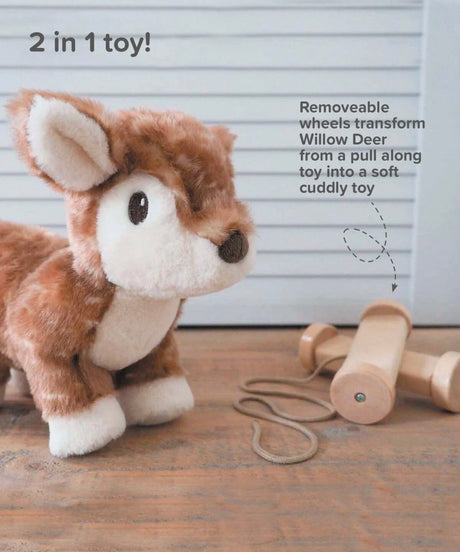 Little Bird Told Willow Deer Pull Along Toy